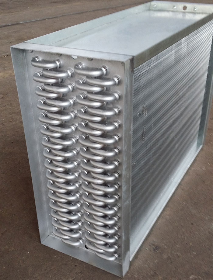 铜管铝串片蒸汽加热散热器